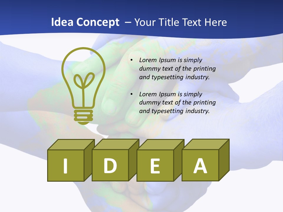 Concepts Green Warming PowerPoint Template