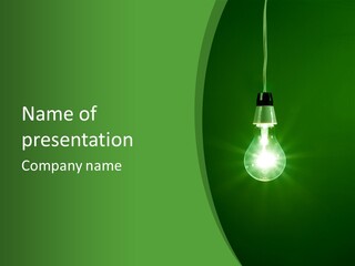 Thinking Studio Electricity PowerPoint Template