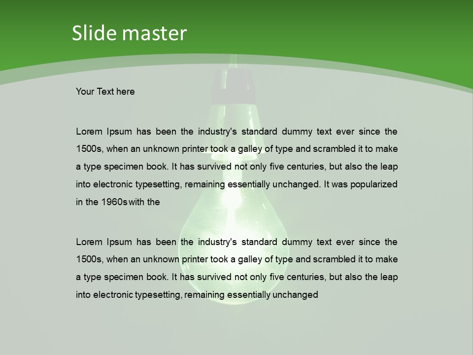 Thinking Studio Electricity PowerPoint Template