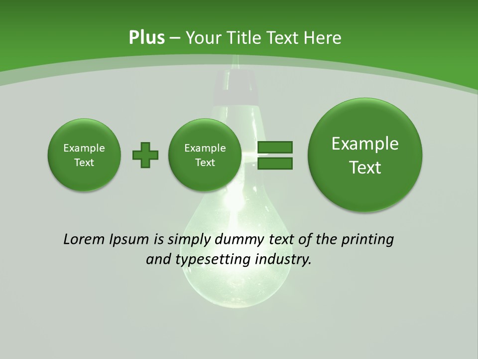 Thinking Studio Electricity PowerPoint Template