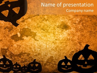 Holiday Textured Fatal PowerPoint Template