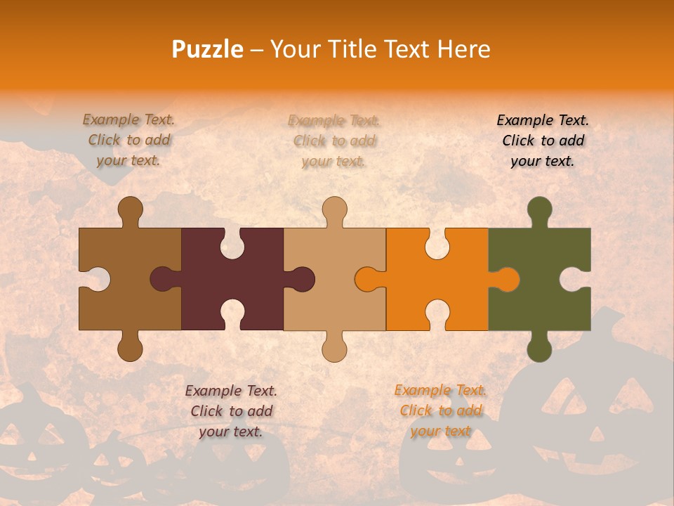 Holiday Textured Fatal PowerPoint Template