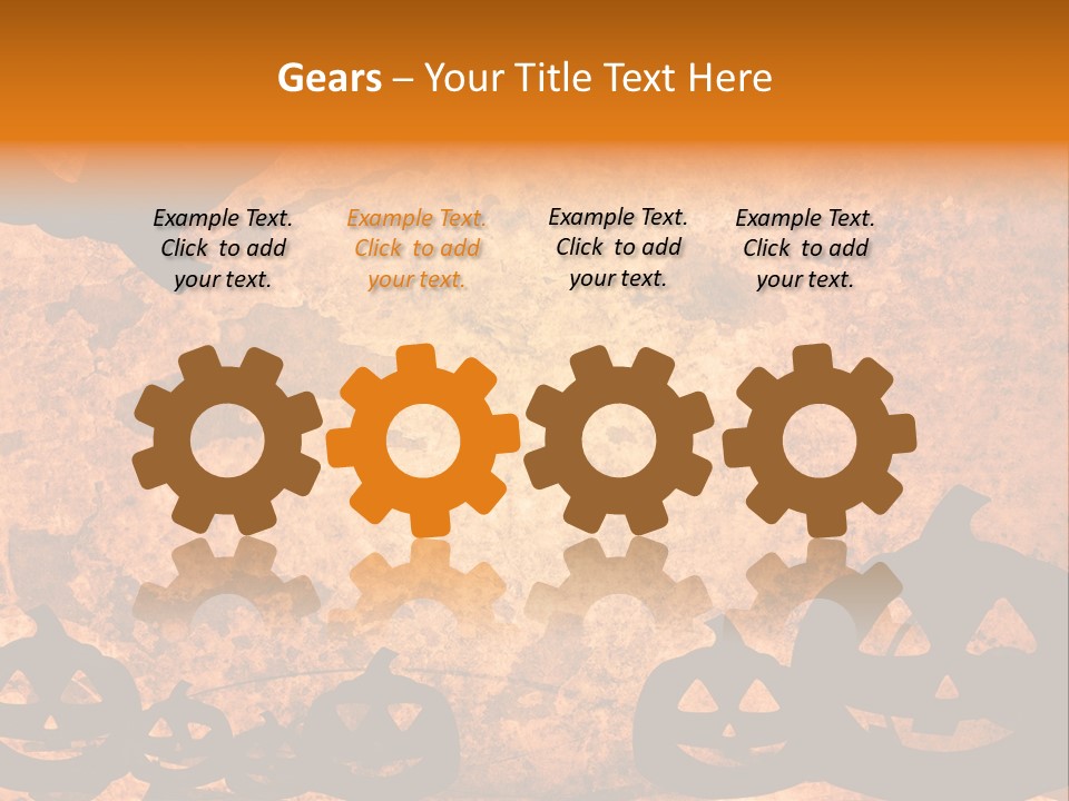 Holiday Textured Fatal PowerPoint Template