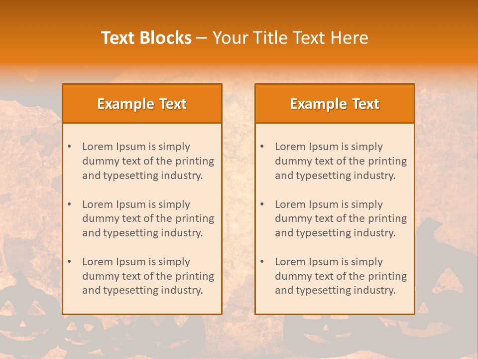 Holiday Textured Fatal PowerPoint Template