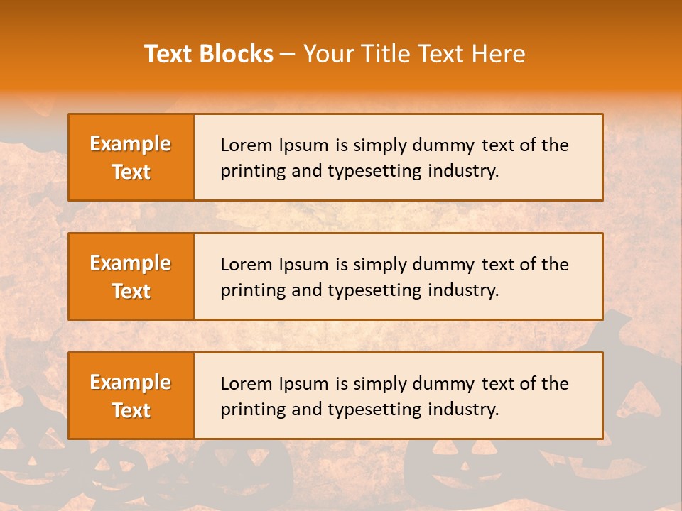 Holiday Textured Fatal PowerPoint Template