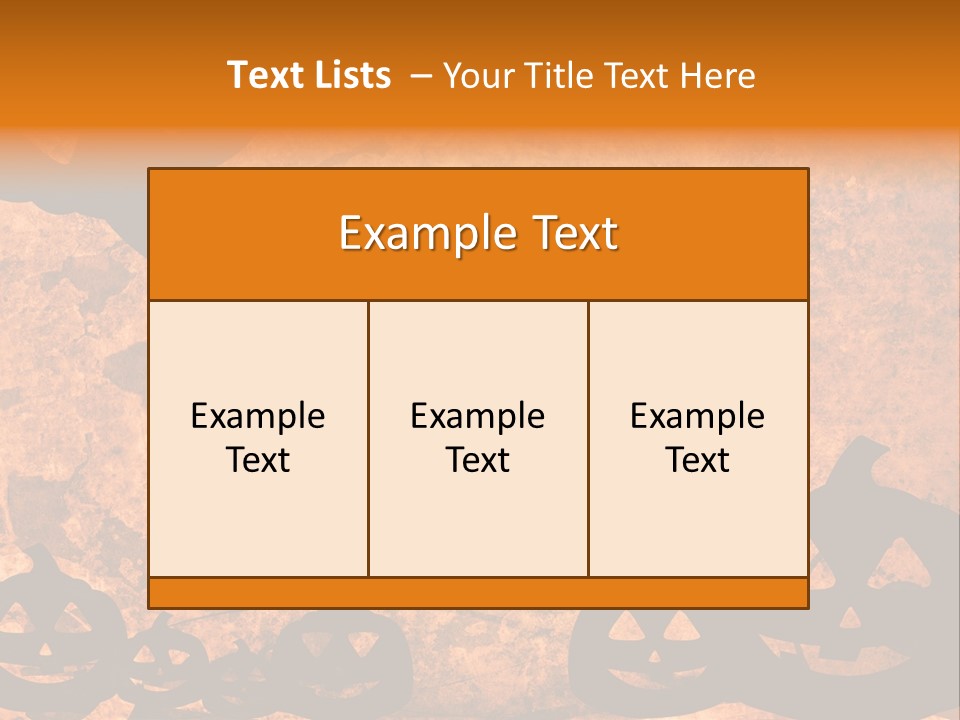 Holiday Textured Fatal PowerPoint Template