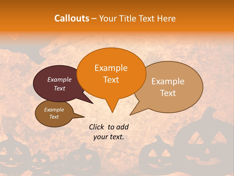 Holiday Textured Fatal PowerPoint Template