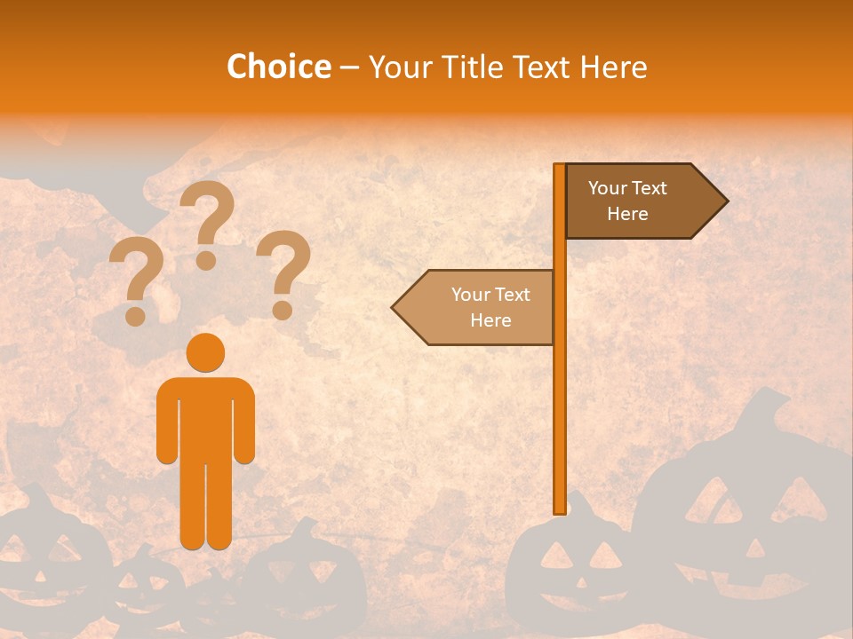 Holiday Textured Fatal PowerPoint Template