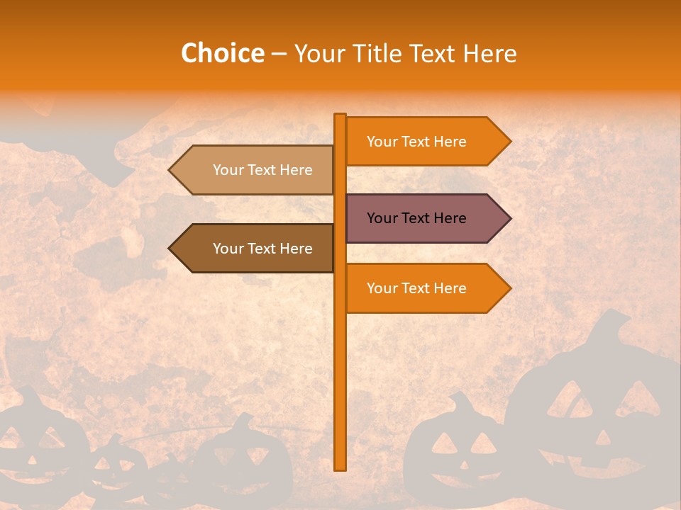 Holiday Textured Fatal PowerPoint Template
