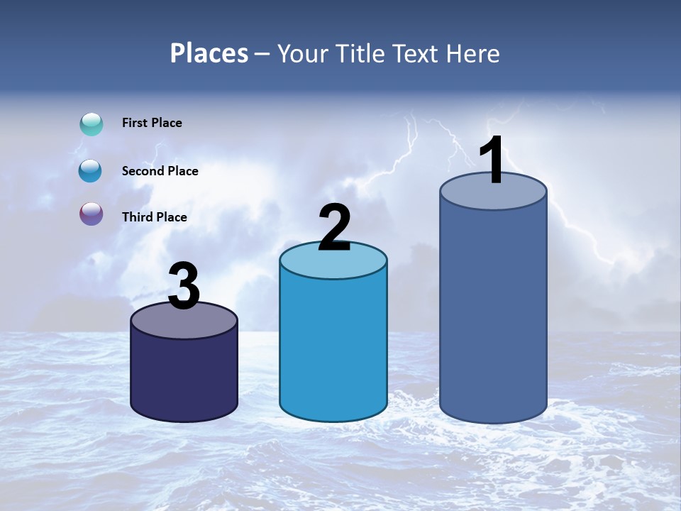 Sky Wave Wind PowerPoint Template