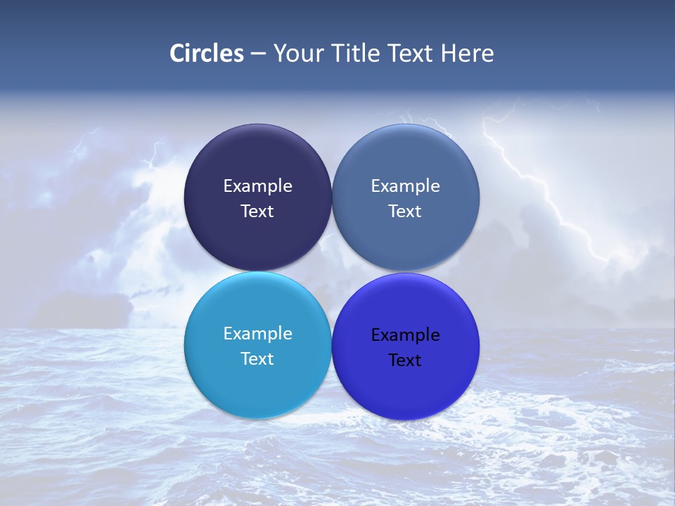 Sky Wave Wind PowerPoint Template