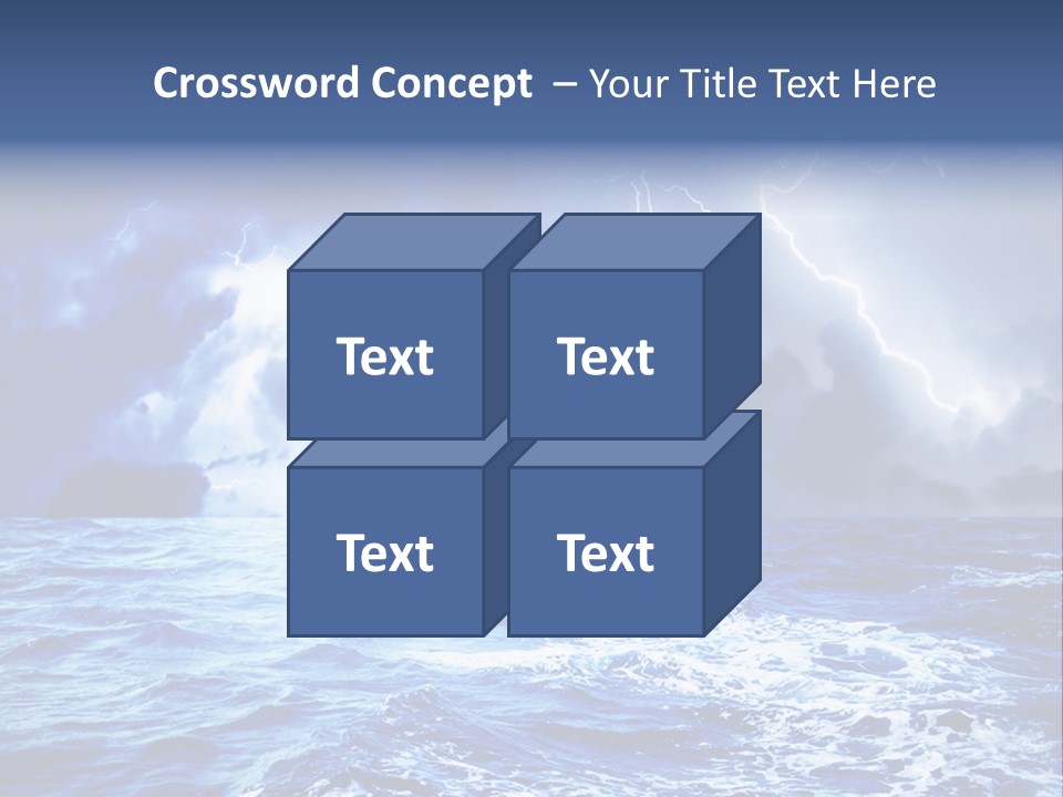 Sky Wave Wind PowerPoint Template