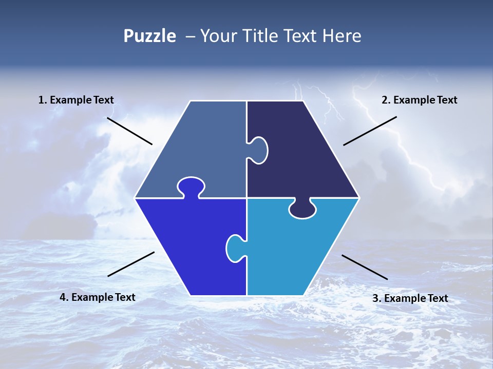 Sky Wave Wind PowerPoint Template