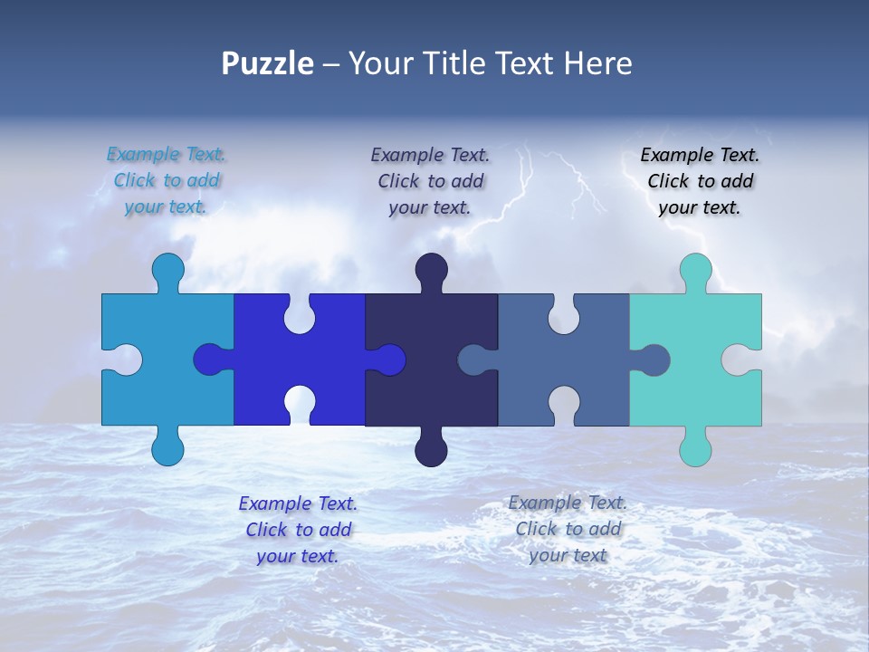 Sky Wave Wind PowerPoint Template