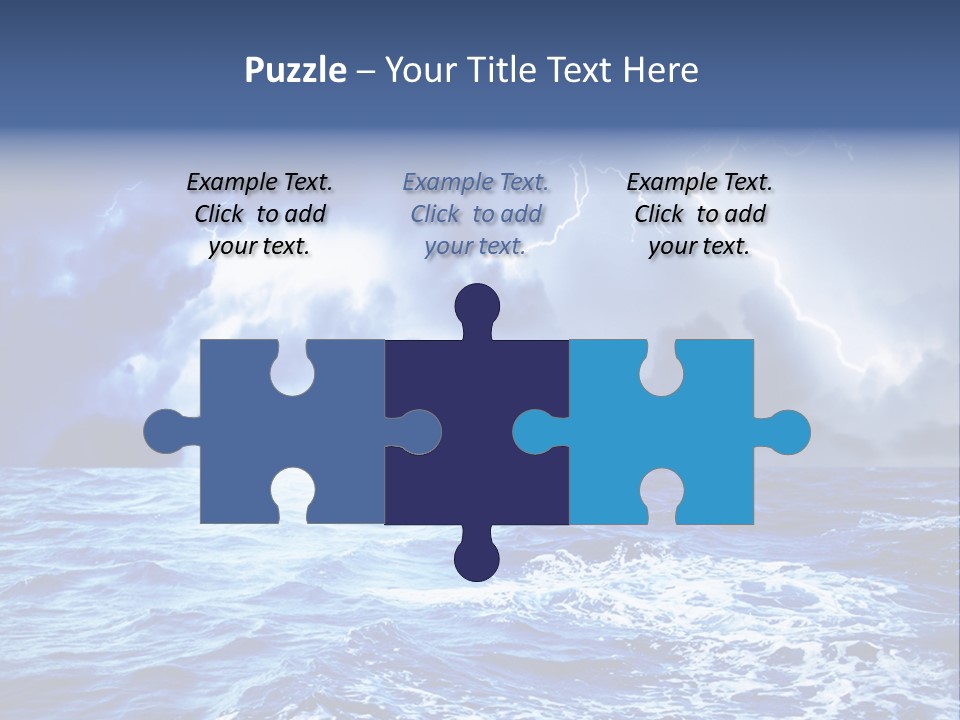 Sky Wave Wind PowerPoint Template