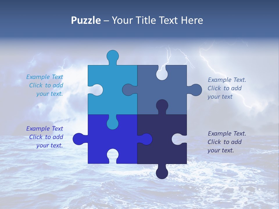 Sky Wave Wind PowerPoint Template