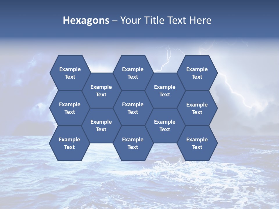 Sky Wave Wind PowerPoint Template