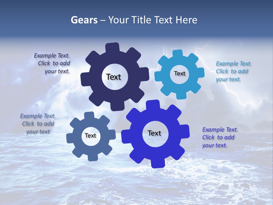 Sky Wave Wind PowerPoint Template