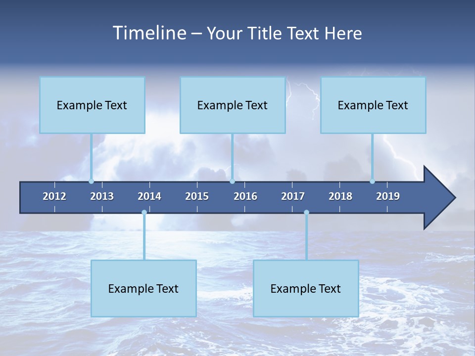 Sky Wave Wind PowerPoint Template
