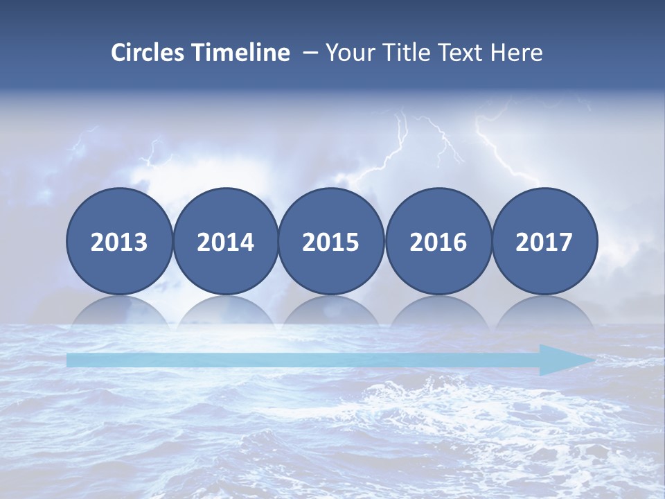 Sky Wave Wind PowerPoint Template