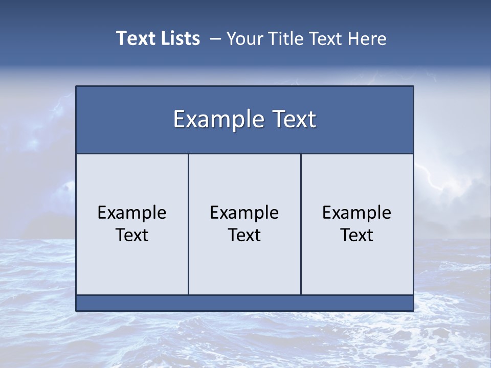 Sky Wave Wind PowerPoint Template