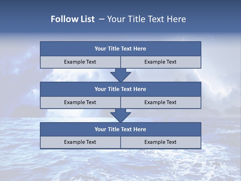 Sky Wave Wind PowerPoint Template