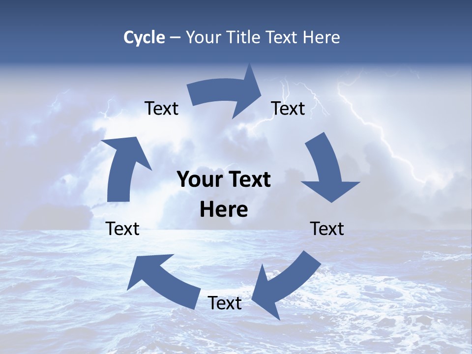 Sky Wave Wind PowerPoint Template