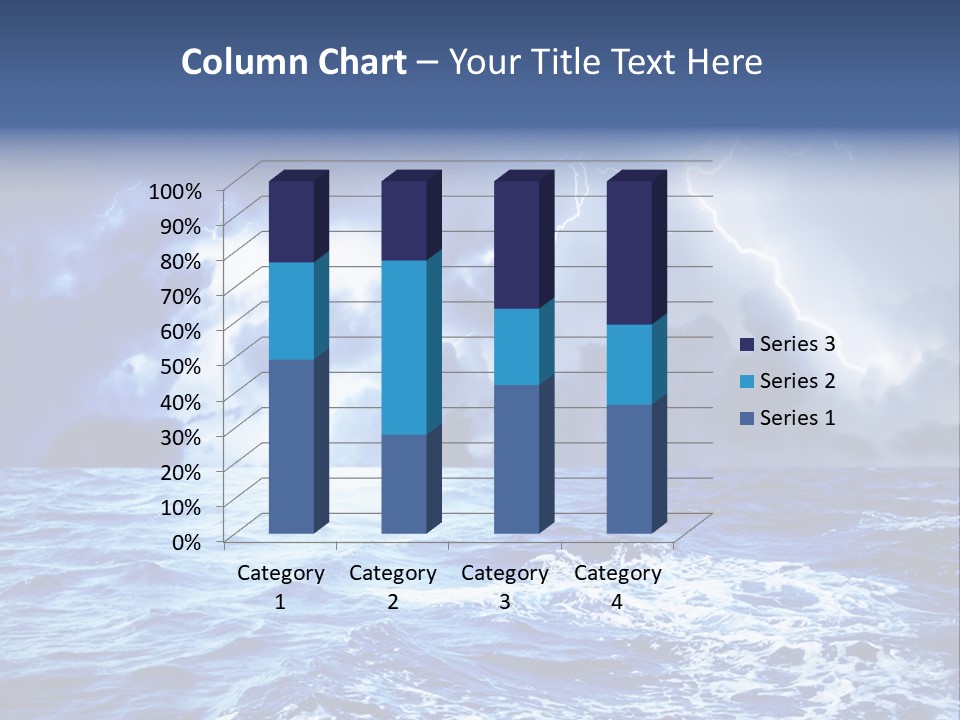 Sky Wave Wind PowerPoint Template