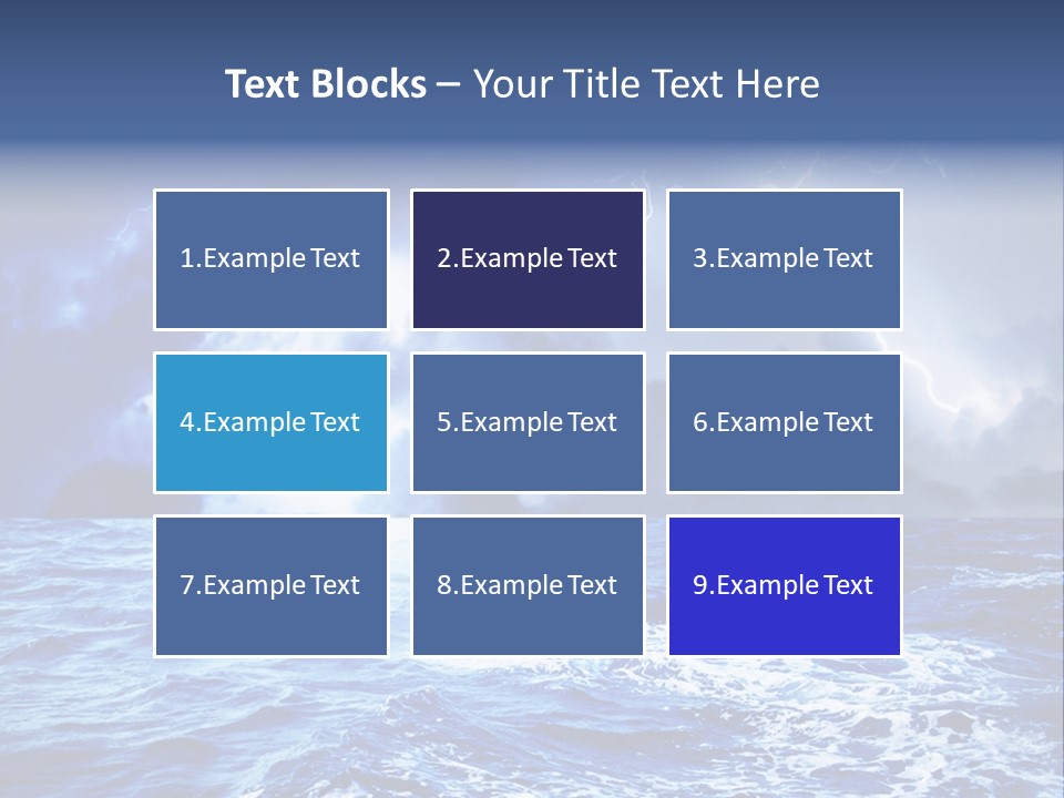 Sky Wave Wind PowerPoint Template