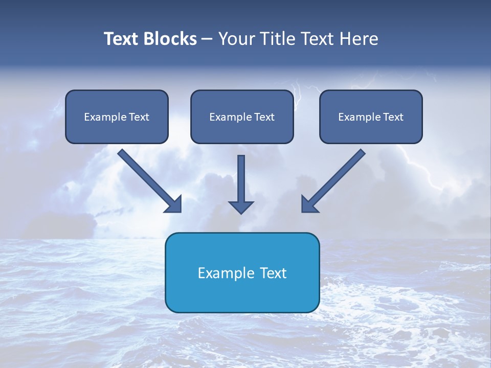Sky Wave Wind PowerPoint Template