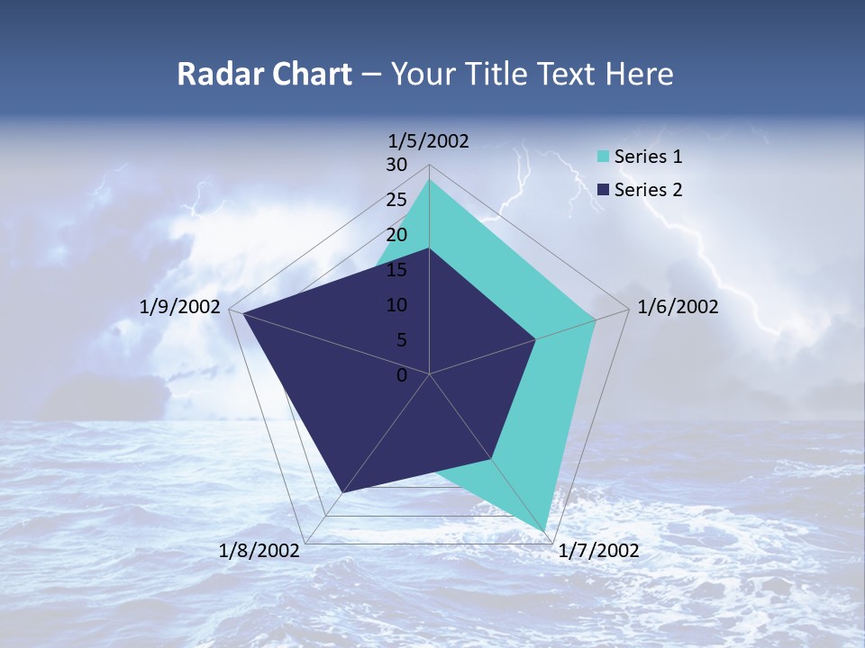 Sky Wave Wind PowerPoint Template