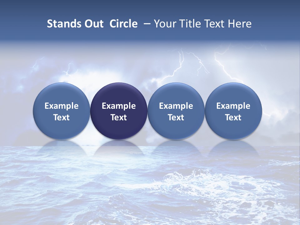 Sky Wave Wind PowerPoint Template