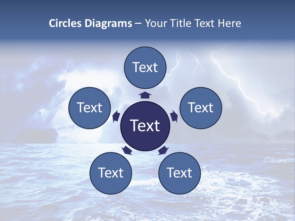 Sky Wave Wind PowerPoint Template