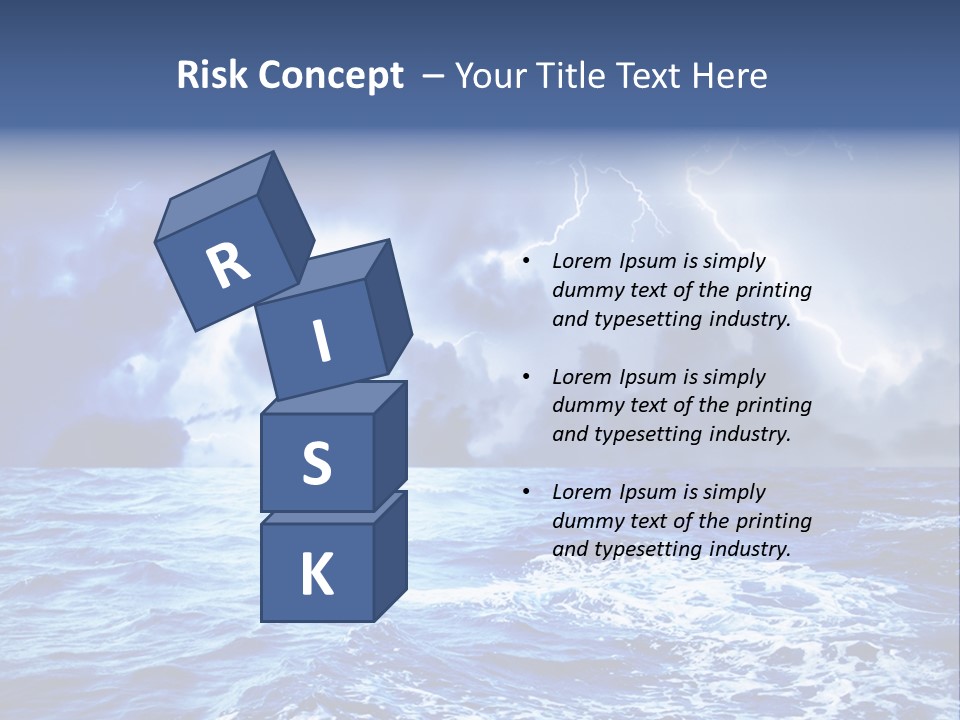 Sky Wave Wind PowerPoint Template