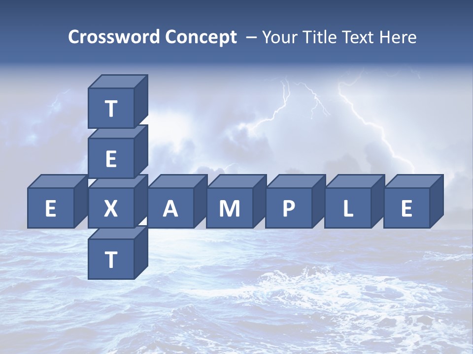 Sky Wave Wind PowerPoint Template