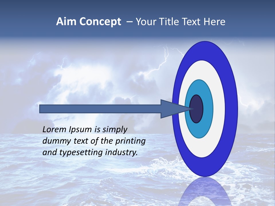 Sky Wave Wind PowerPoint Template