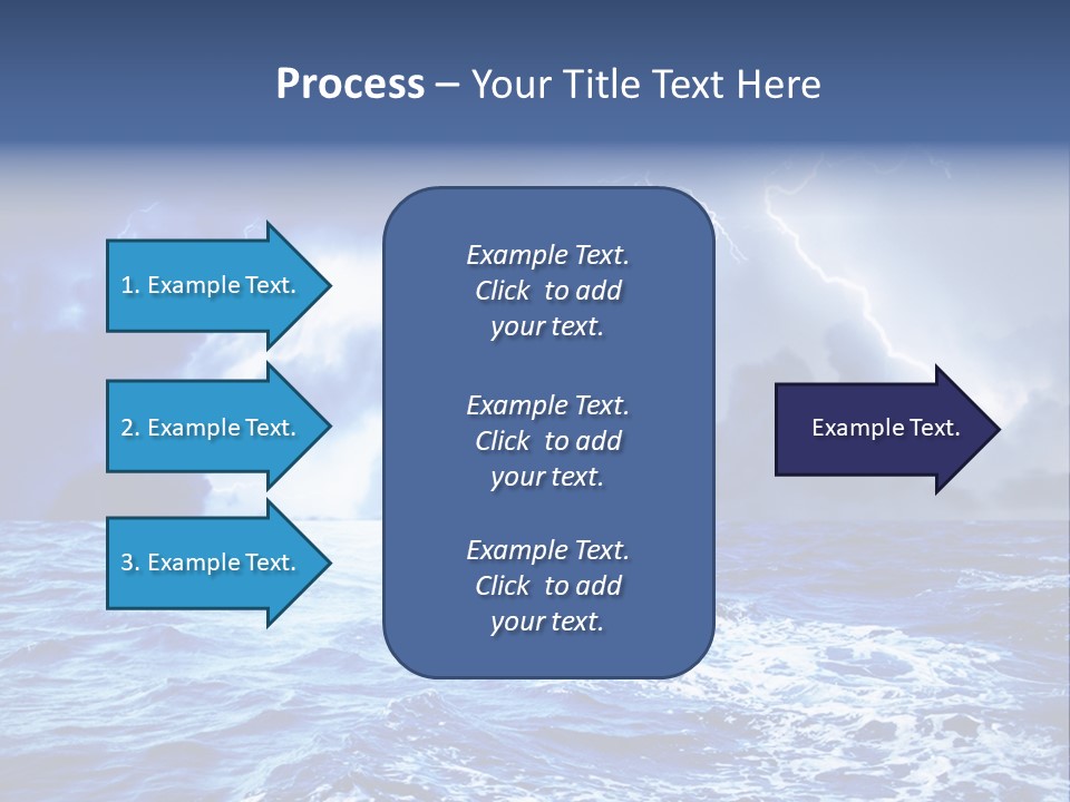 Sky Wave Wind PowerPoint Template