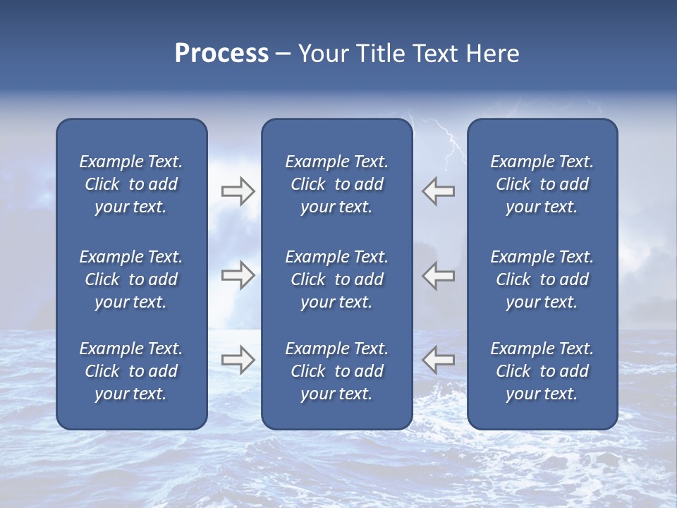Sky Wave Wind PowerPoint Template