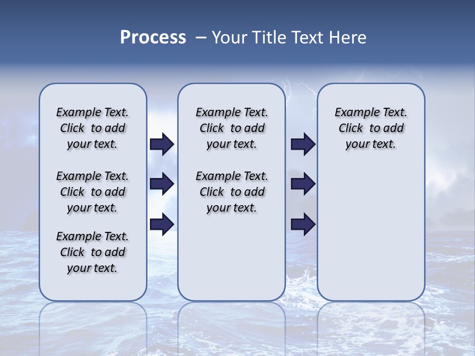 Sky Wave Wind PowerPoint Template