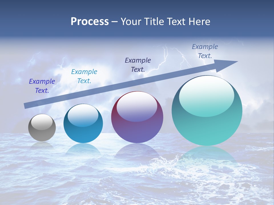 Sky Wave Wind PowerPoint Template