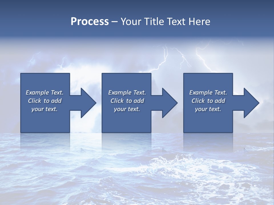 Sky Wave Wind PowerPoint Template