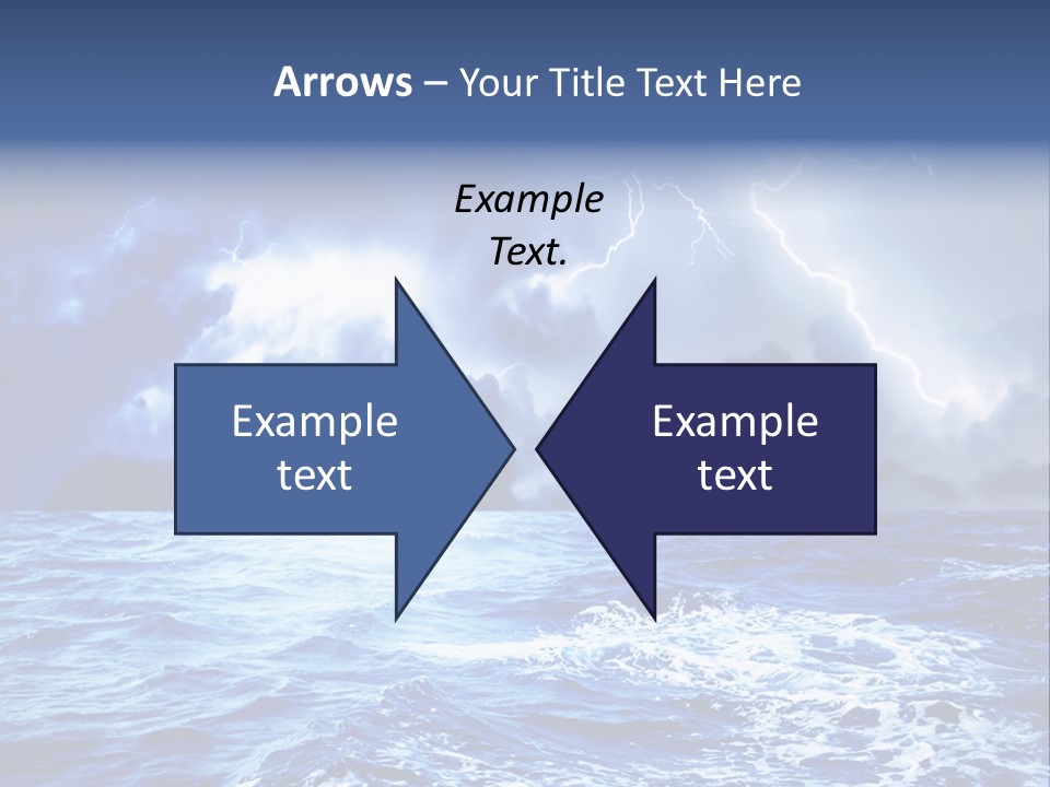 Sky Wave Wind PowerPoint Template