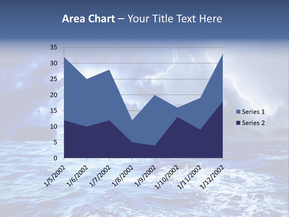 Sky Wave Wind PowerPoint Template