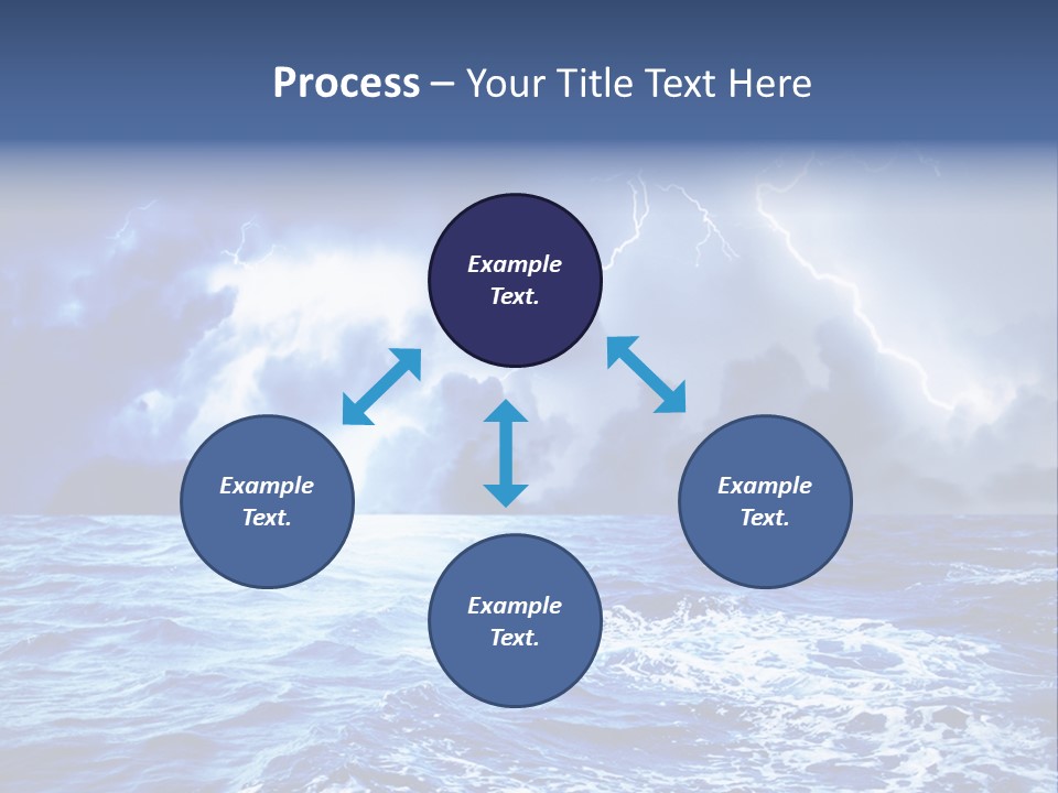 Sky Wave Wind PowerPoint Template