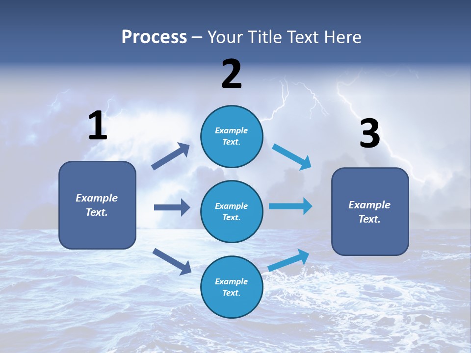Sky Wave Wind PowerPoint Template
