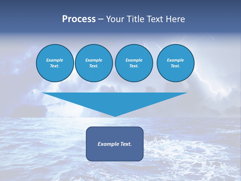 Sky Wave Wind PowerPoint Template