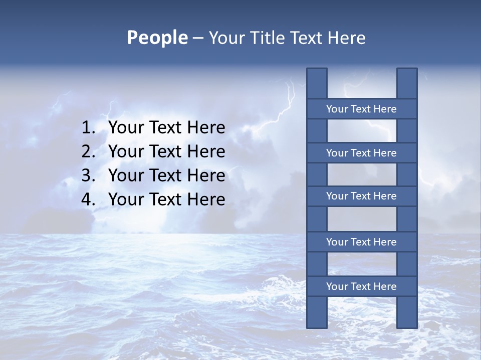 Sky Wave Wind PowerPoint Template