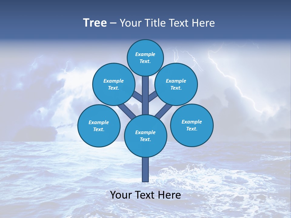Sky Wave Wind PowerPoint Template