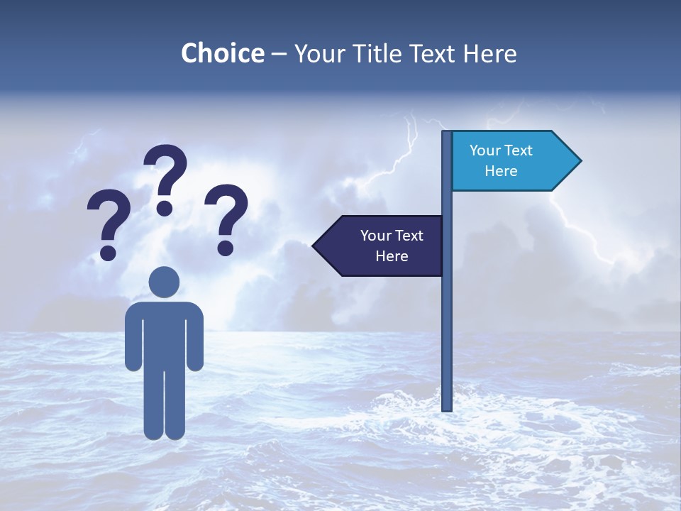 Sky Wave Wind PowerPoint Template