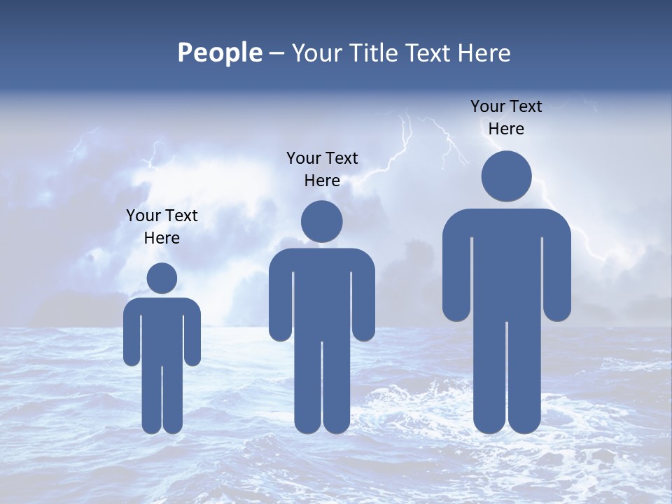 Sky Wave Wind PowerPoint Template